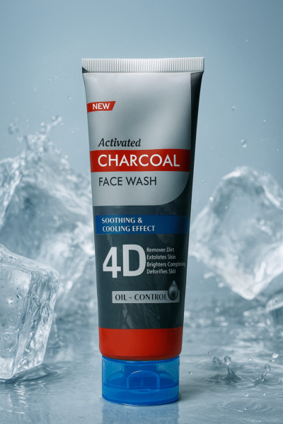 activated charcoal face wash – 4d oil control & deep cleansing