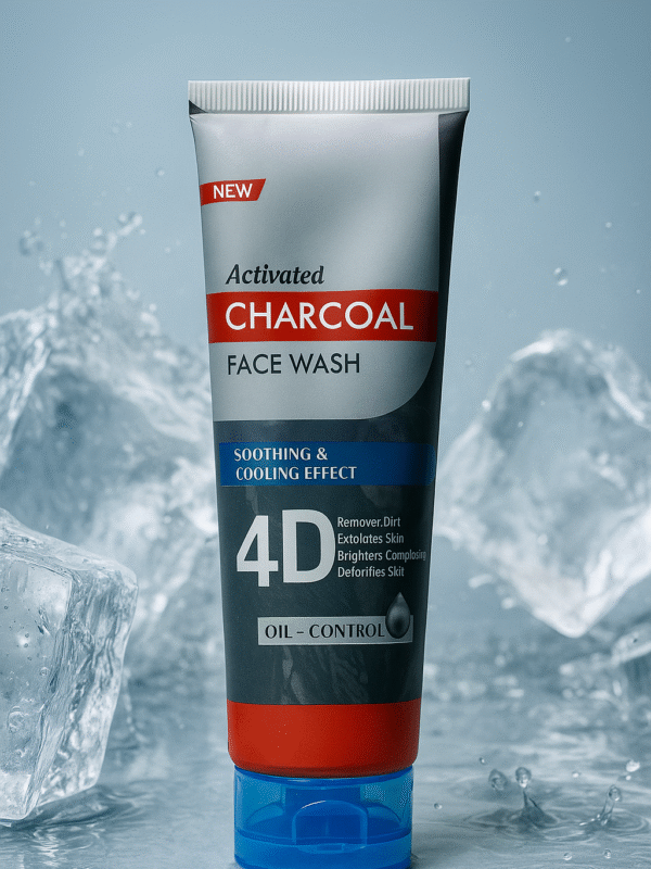 activated charcoal face wash – 4d oil control & deep cleansing