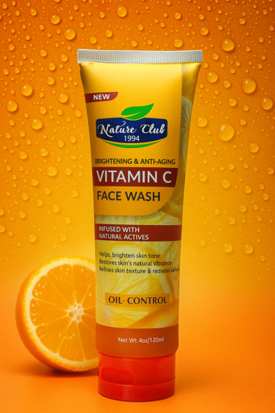 vitamin c face wash – brightening & anti aging, oil control (120ml)