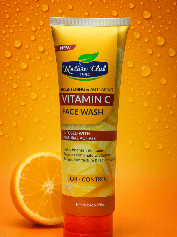 vitamin c face wash – brightening & anti aging, oil control (120ml)